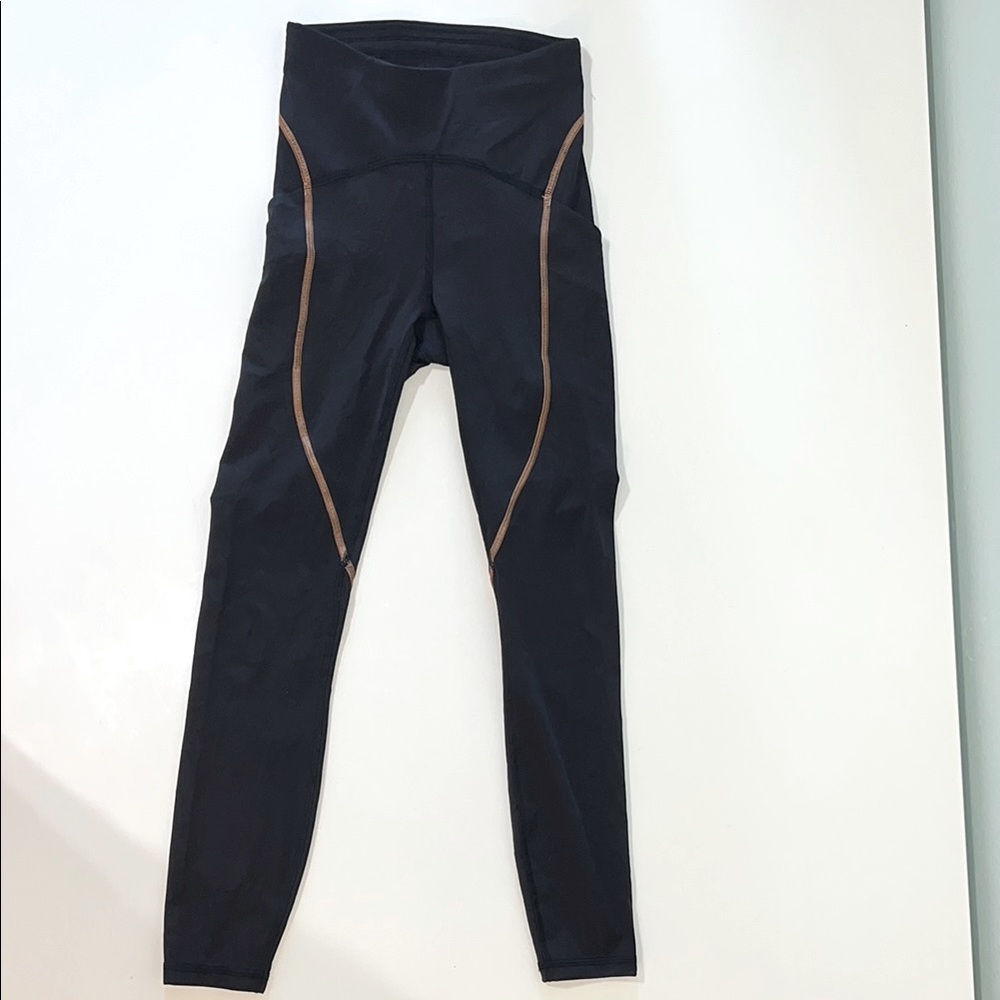 Lululemon Power Thru High-Rise Tight 25", Black, Size 2